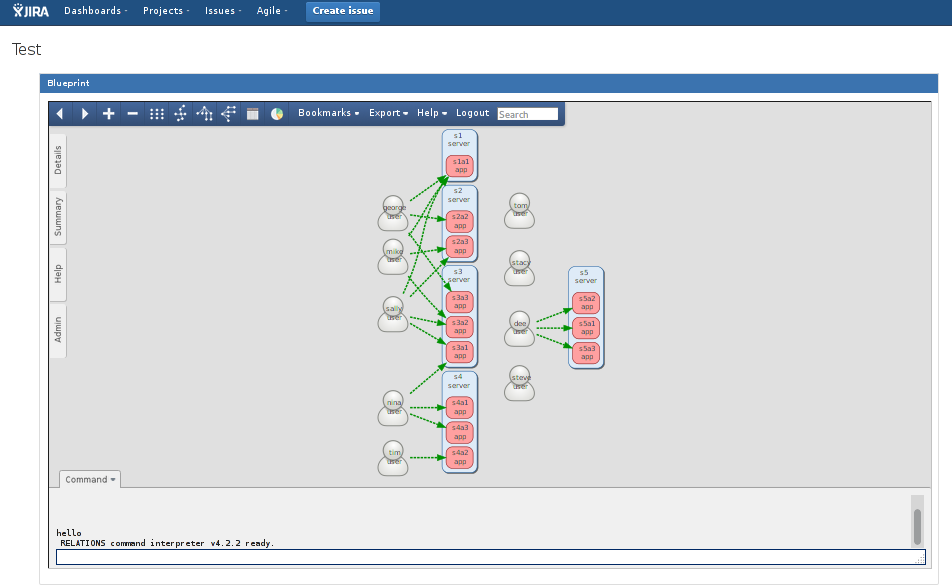 Schematix embedded in JIRA using an iframe